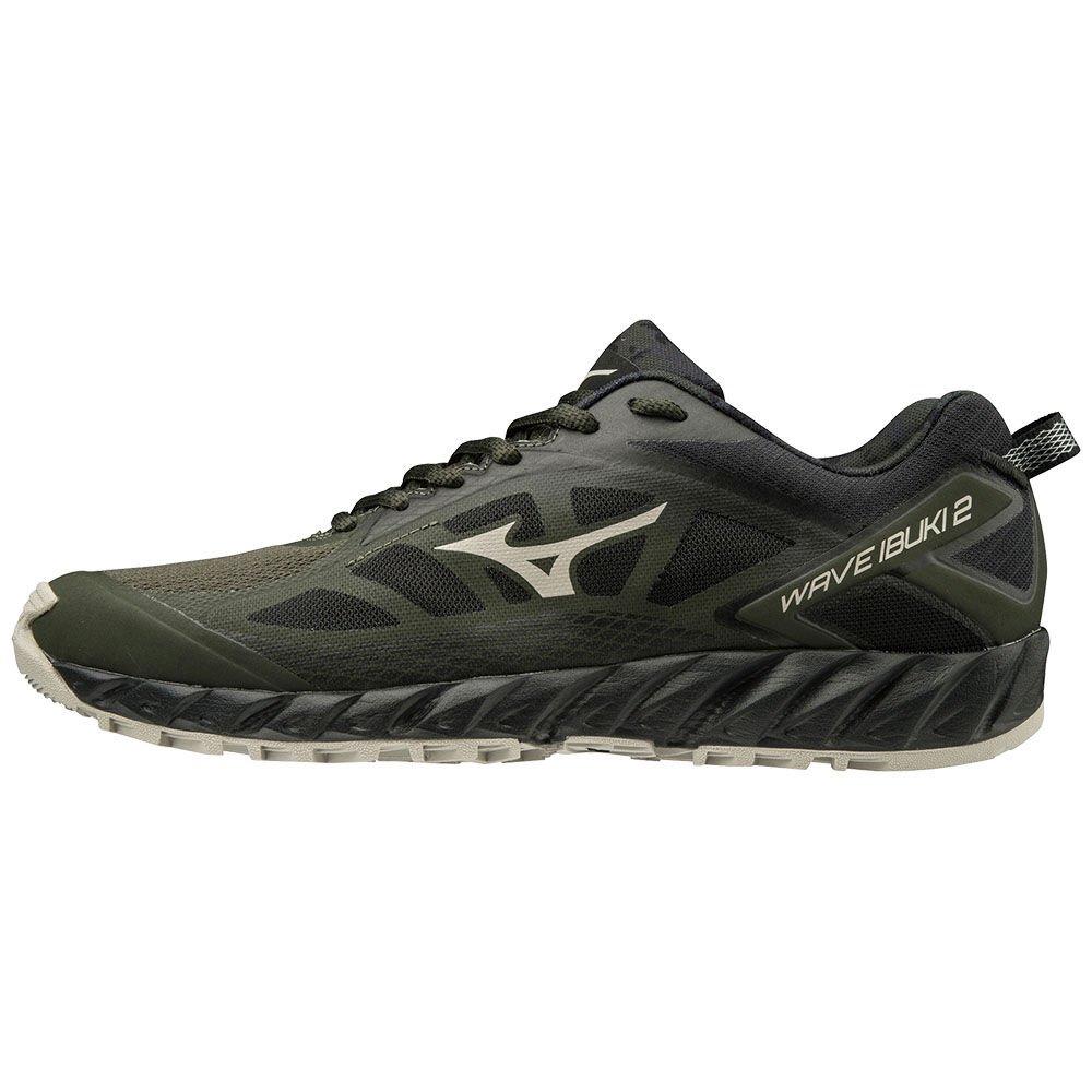 Mizuno Men's Trail Running Shoes Black WAVE IBUKI 2 Shoes - J1GJ197338